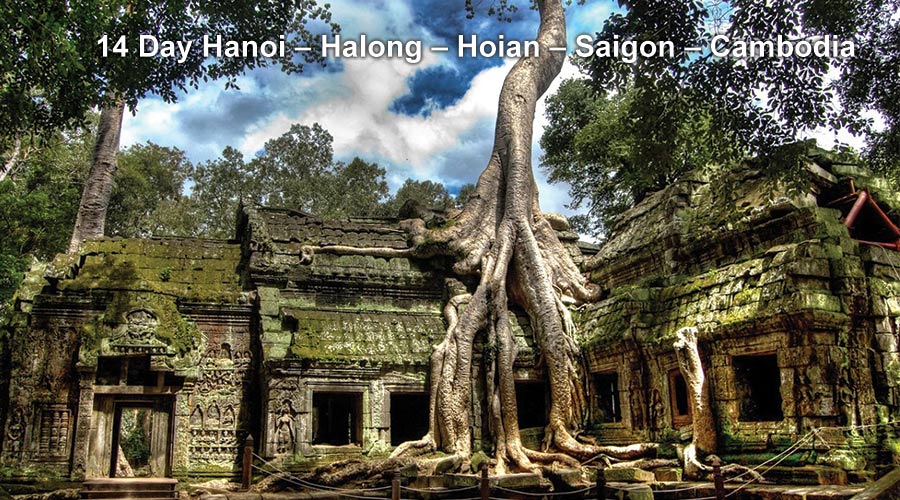 Pa Tour 14 Day Hanoi – Halong – Hoian – Saigon – Cambodia