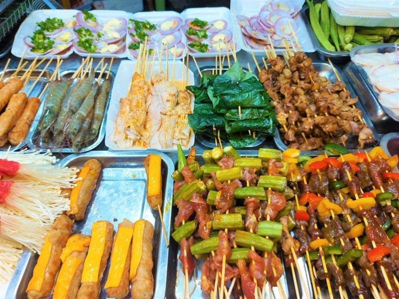 Street food at Ho Thi Ky night market cannot be missed