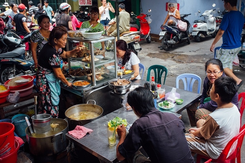 Ho Chi Minh City is a paradise for street food