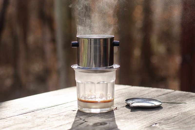 Phin coffee is typically made with a robust blend